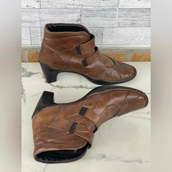 Josef Seibel Leather Tina Heel Ankle Boots size 40/8.5 - Picture 8 of 15